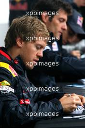 10.06.2010 Montreal, Canada,  Sebastian Vettel (GER), Red Bull Racing and Mark Webber (AUS), Red Bull Racing  - Formula 1 World Championship, Rd 8, Canadian Grand Prix, Thursday