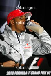 10.06.2010 Montreal, Canada,  Lewis Hamilton (GBR), McLaren Mercedes  - Formula 1 World Championship, Rd 8, Canadian Grand Prix, Thursday