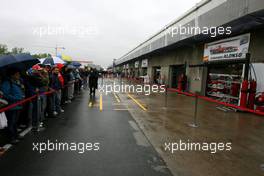 10.06.2010 Montreal, Canada,  Pitlane atmosphere - Formula 1 World Championship, Rd 8, Canadian Grand Prix, Thursday