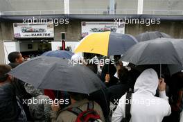 10.06.2010 Montreal, Canada,  Pitlane atmosphere - Formula 1 World Championship, Rd 8, Canadian Grand Prix, Thursday