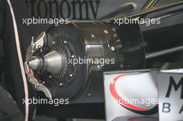 16.04.2010 Shanghai, China,  Mercedes front brakes - Formula 1 World Championship, Rd 4, Chinese Grand Prix, Friday Practice