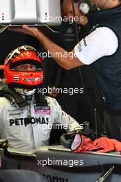 16.04.2010 Shanghai, China,  Michael Schumacher (GER), Mercedes GP Petronas - Formula 1 World Championship, Rd 4, Chinese Grand Prix, Friday Practice