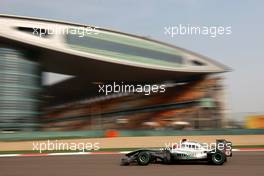 16.04.2010 Shanghai, China,  Michael Schumacher (GER), Mercedes GP Petronas, W01 - Formula 1 World Championship, Rd 4, Chinese Grand Prix, Friday Practice