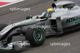 16.04.2010 Shanghai, China,  Nico Rosberg (GER), Mercedes GP Petronas, W01 - Formula 1 World Championship, Rd 4, Chinese Grand Prix, Friday Practice