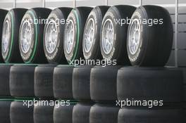 16.04.2010 Shanghai, China,  Bridgestone tyres - Formula 1 World Championship, Rd 4, Chinese Grand Prix, Friday Practice