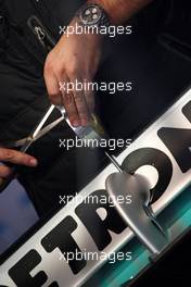 16.04.2010 Shanghai, China,  Michael Schumacher (GER), Mercedes GP Petronas, W01, rear wing detail - Formula 1 World Championship, Rd 4, Chinese Grand Prix, Friday Practice