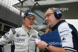 18.04.2010 Shanghai, China,  Nico Hulkenberg (GER), Williams F1 Team - Formula 1 World Championship, Rd 4, Chinese Grand Prix, Sunday Pre-Race Grid