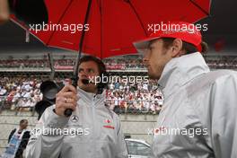 18.04.2010 Shanghai, China,  Jenson Button (GBR), McLaren Mercedes - Formula 1 World Championship, Rd 4, Chinese Grand Prix, Sunday Pre-Race Grid