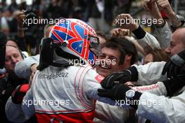 18.04.2010 Shanghai, China,  Jenson Button (GBR), McLaren Mercedes, wins the race - Formula 1 World Championship, Rd 4, Chinese Grand Prix, Sunday Podium