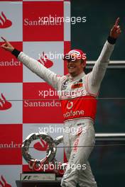 18.04.2010 Shanghai, China,  1st place Jenson Button (GBR), McLaren Mercedes - Formula 1 World Championship, Rd 4, Chinese Grand Prix, Sunday Podium