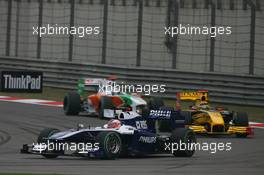 18.04.2010 Shanghai, China,  Rubens Barrichello (BRA), Williams F1 Team - Formula 1 World Championship, Rd 4, Chinese Grand Prix, Sunday Race