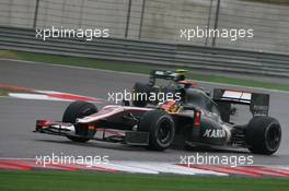 18.04.2010 Shanghai, China,  Karun Chandhok (IND), Hispania Racing F1 Team HRT - Formula 1 World Championship, Rd 4, Chinese Grand Prix, Sunday Race