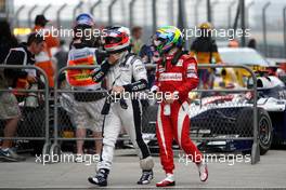 18.04.2010 Shanghai, China,  Rubens Barrichello (BRA), Williams F1 Team, Felipe Massa (BRA), Scuderia Ferrari - Formula 1 World Championship, Rd 4, Chinese Grand Prix, Sunday Race