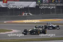 18.04.2010 Shanghai, China,  Heikki Kovalainen (FIN), Lotus F1 Team - Formula 1 World Championship, Rd 4, Chinese Grand Prix, Sunday Race