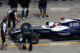 17.04.2010 Shanghai, China,  Rubens Barrichello (BRA), Williams F1 Team - Formula 1 World Championship, Rd 4, Chinese Grand Prix, Saturday Practice