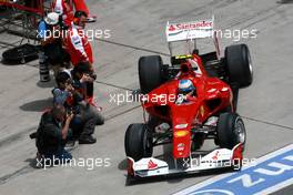 17.04.2010 Shanghai, China,  Fernando Alonso (ESP), Scuderia Ferrari, F10 - Formula 1 World Championship, Rd 4, Chinese Grand Prix, Saturday Practice