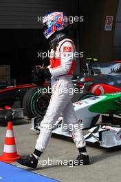 17.04.2010 Shanghai, China,  Jenson Button (GBR), McLaren Mercedes - Formula 1 World Championship, Rd 4, Chinese Grand Prix, Saturday Qualifying
