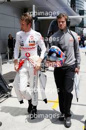 17.04.2010 Shanghai, China,  Jenson Button (GBR), McLaren Mercedes - Formula 1 World Championship, Rd 4, Chinese Grand Prix, Saturday Practice