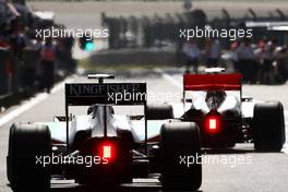 17.04.2010 Shanghai, China,  Adrian Sutil (GER), Force India F1 Team, VJM-02 - Formula 1 World Championship, Rd 4, Chinese Grand Prix, Saturday Qualifying