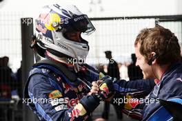 17.04.2010 Shanghai, China,  Sebastian Vettel (GER), Red Bull Racing gets pole position - Formula 1 World Championship, Rd 4, Chinese Grand Prix, Saturday Qualifying