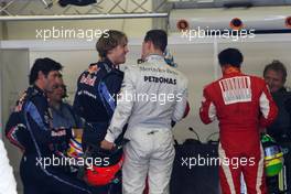 17.04.2010 Shanghai, China,  Sebastian Vettel (GER), Red Bull Racing, Michael Schumacher (GER), Mercedes GP Petronas - Formula 1 World Championship, Rd 4, Chinese Grand Prix, Saturday Qualifying