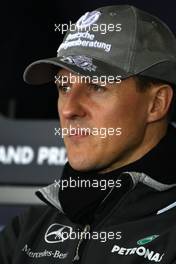 15.04.2010 Shanghai, China,  Michael Schumacher (GER), Mercedes GP Petronas - Formula 1 World Championship, Rd 4, Chinese Grand Prix, Thursday Press Conference