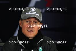 15.04.2010 Shanghai, China,  Michael Schumacher (GER), Mercedes GP Petronas - Formula 1 World Championship, Rd 4, Chinese Grand Prix, Thursday Press Conference