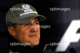 15.04.2010 Shanghai, China,  Michael Schumacher (GER), Mercedes GP Petronas - Formula 1 World Championship, Rd 4, Chinese Grand Prix, Thursday Press Conference