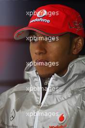 15.04.2010 Shanghai, China,  Lewis Hamilton (GBR), McLaren Mercedes - Formula 1 World Championship, Rd 4, Chinese Grand Prix, Thursday Press Conference