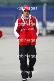 15.04.2010 Shanghai, China,  Fernando Alonso (ESP), Scuderia Ferrari - Formula 1 World Championship, Rd 4, Chinese Grand Prix, Thursday