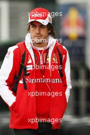 15.04.2010 Shanghai, China,  Fernando Alonso (ESP), Scuderia Ferrari - Formula 1 World Championship, Rd 4, Chinese Grand Prix, Thursday