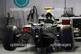 15.04.2010 Shanghai, China,  The car of Michael Schumacher (GER), Mercedes GP Petronas, W01 - Formula 1 World Championship, Rd 4, Chinese Grand Prix, Thursday