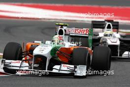 07.05.2010 Barcelona, Spain,  Vitantonio Liuzzi (ITA), Force India F1 Team - Formula 1 World Championship, Rd 5, Spanish Grand Prix, Friday Practice