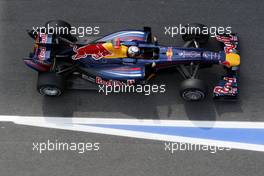 07.05.2010 Barcelona, Spain,  Sebastian Vettel (GER), Red Bull Racing, RB6 - Formula 1 World Championship, Rd 5, Spanish Grand Prix, Friday Practice