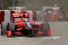 07.05.2010 Barcelona, Spain,  Timo Glock (GER), Virgin Racing  - Formula 1 World Championship, Rd 5, Spanish Grand Prix, Friday Practice