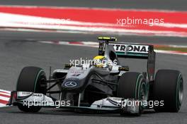 07.05.2010 Barcelona, Spain,  Nico Rosberg (GER), Mercedes GP Petronas, W01 - Formula 1 World Championship, Rd 5, Spanish Grand Prix, Friday Practice