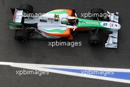 07.05.2010 Barcelona, Spain,  Vitantonio Liuzzi (ITA), Force India F1 Team - Formula 1 World Championship, Rd 5, Spanish Grand Prix, Friday Practice