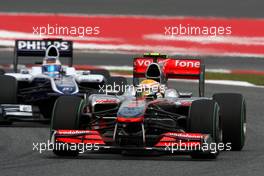 07.05.2010 Barcelona, Spain,  Lewis Hamilton (GBR), McLaren Mercedes, MP4-25 - Formula 1 World Championship, Rd 5, Spanish Grand Prix, Friday Practice