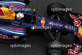 07.05.2010 Barcelona, Spain,  Sebastian Vettel (GER), Red Bull Racing - Formula 1 World Championship, Rd 5, Spanish Grand Prix, Friday Practice