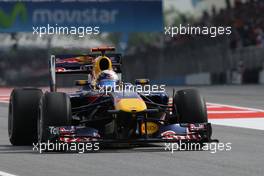 07.05.2010 Barcelona, Spain,  Sebastian Vettel (GER), Red Bull Racing  - Formula 1 World Championship, Rd 5, Spanish Grand Prix, Friday Practice