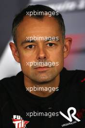 07.05.2010 Barcelona, Spain,  Nick Wirth (GBR), Technical Director, Virgin Racing - Formula 1 World Championship, Rd 5, Spanish Grand Prix, Friday Press Conference