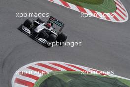 07.05.2010 Barcelona, Spain,  Michael Schumacher (GER), Mercedes GP  - Formula 1 World Championship, Rd 5, Spanish Grand Prix, Friday Practice