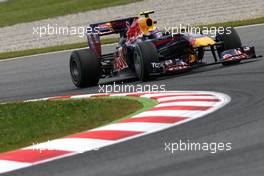 07.05.2010 Barcelona, Spain,  Mark Webber (AUS), Red Bull Racing  - Formula 1 World Championship, Rd 5, Spanish Grand Prix, Friday Practice
