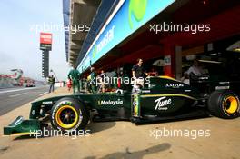07.05.2010 Barcelona, Spain,  Jarno Trulli (ITA), Lotus F1 Team  - Formula 1 World Championship, Rd 5, Spanish Grand Prix, Friday Practice