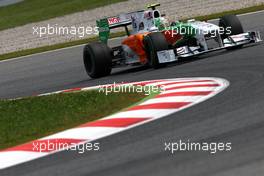 07.05.2010 Barcelona, Spain,  Vitantonio Liuzzi (ITA), Force India F1 Team  - Formula 1 World Championship, Rd 5, Spanish Grand Prix, Friday Practice