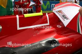 09.05.2010 Barcelona, Spain,  The Engine cover f-duct - Formula 1 World Championship, Rd 5, Spanish Grand Prix, Sunday Pre-Race Grid