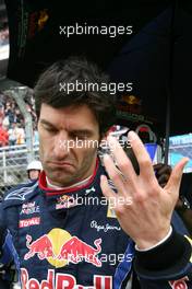 09.05.2010 Barcelona, Spain,  Mark Webber (AUS), Red Bull Racing  - Formula 1 World Championship, Rd 5, Spanish Grand Prix, Sunday Pre-Race Grid