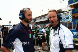 09.05.2010 Barcelona, Spain,  Cosworth - Formula 1 World Championship, Rd 5, Spanish Grand Prix, Sunday Pre-Race Grid