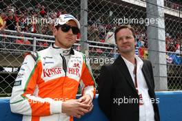09.05.2010 Barcelona, Spain,  Adrian Sutil (GER), Force India F1 Team - Formula 1 World Championship, Rd 5, Spanish Grand Prix, Sunday Pre-Race Grid
