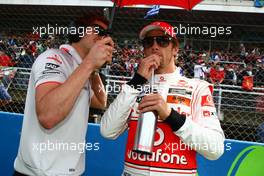 09.05.2010 Barcelona, Spain,  Jenson Button (GBR), McLaren Mercedes - Formula 1 World Championship, Rd 5, Spanish Grand Prix, Sunday Pre-Race Grid